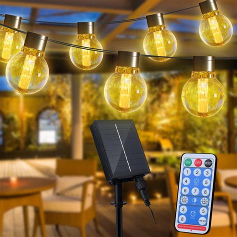 Flintronic Solar Lichterkette Aussen M Leds Solar Lichterket Ip