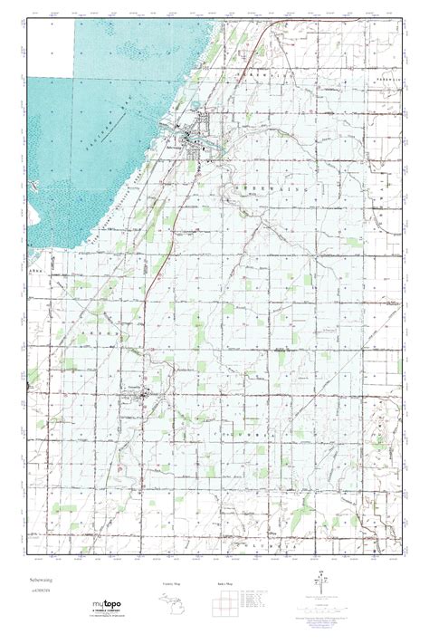 Mytopo Sebewaing Michigan Usgs Quad Topo Map