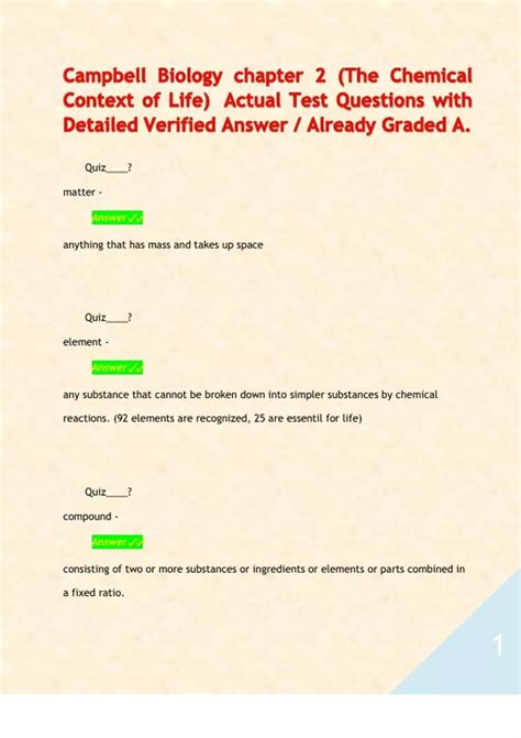 Campbell Biology Chapter 12 Test Preparation 4