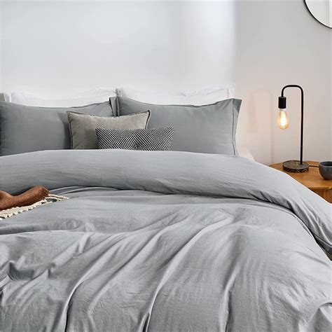 Long Staple Combed Cotton Bedding Linen Duvet Cover Set For Home