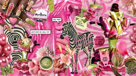 Bubblegum Babe By Marit Keers Mixed Media Collage Collage Making Collage