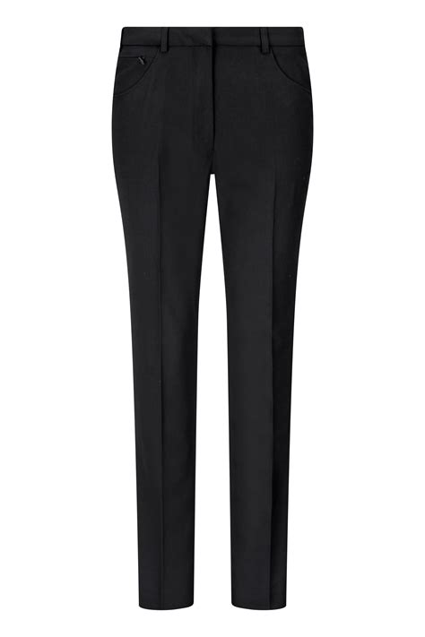 Smart Slim Fit Trousers for Women | Stretch Material Tailored Trousers