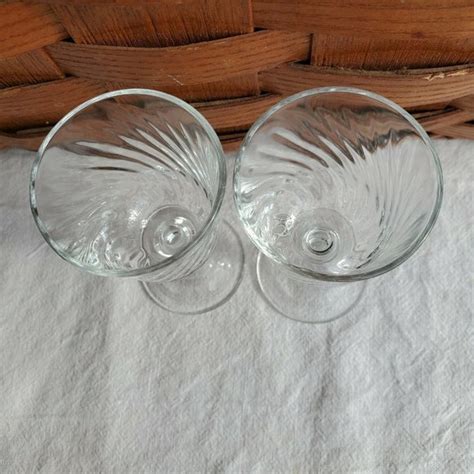 Cristal D Arques Durand Dining 2 Cristal Darquesdurand Volute Cordial Shot Glasses Swirl