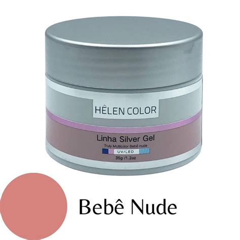 Gel Para Unhas De Gel Helen Color Silver Beb Nude G Em Promo O Na Americanas