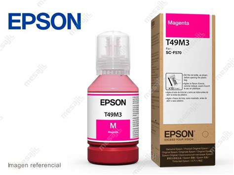 Botella de Tinta Epson T49M320 Magenta Sublimación SureColor F570 F170