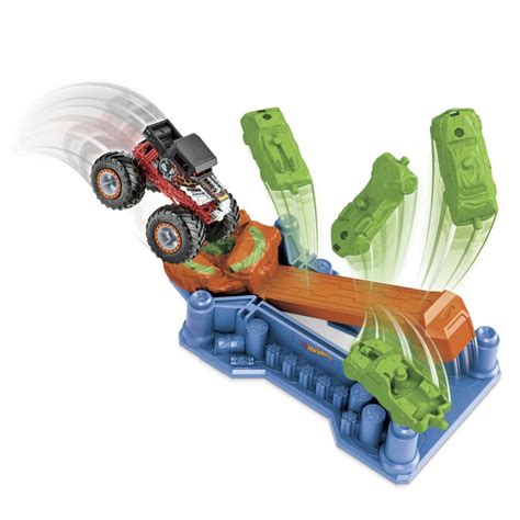 Hot Wheels Monster Truck Launch And Bash Set Toy Factory