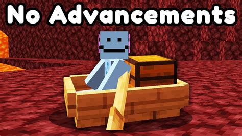 Can You Beat Minecraft Without Getting Any Advancements Youtube