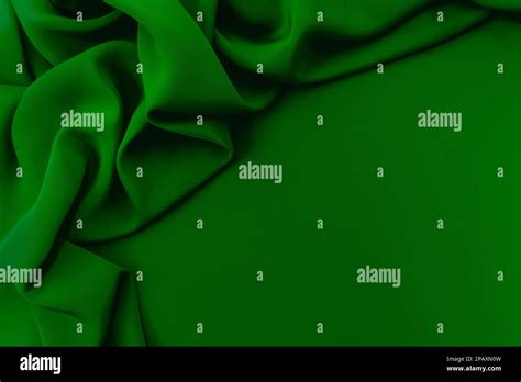 Texture Background Pattern Texture Of Green Silk Fabric Beautiful