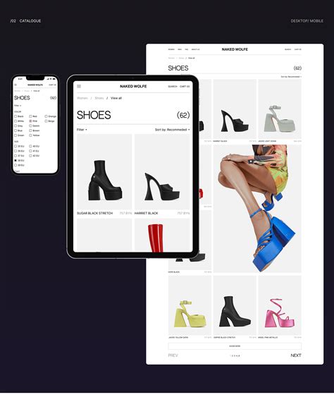Naked Wolfe E Commerce Redesign On Behance