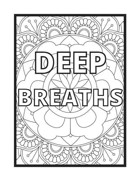 Easy Relaxing Coloring Pages