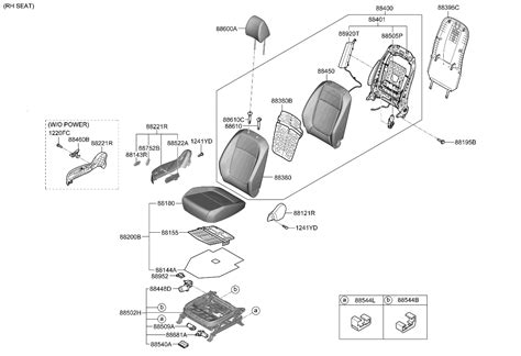 88200q5na0ax4 Genuine Kia Cushion Assy Fr Seat