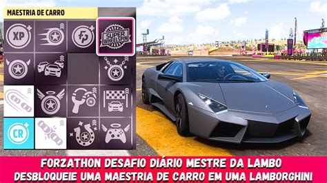 FH5 DESBLOQUEIE UMA MAESTRIA DE CARRO EM QUALQUER LAMBORGHINI FORZATHON