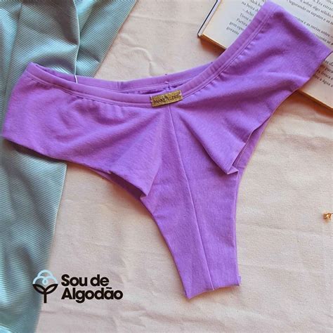 Calcinha Tanga Fio Duplo Algod O Conforto Lingerie Marys Lene