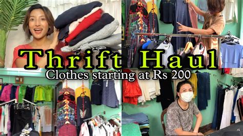 Thrift Haul😍~clothes Starting At Rs 200😄~sweatshirt Collection💜