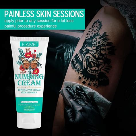 Tattoo Numbing Cream (2.12Oz) 6-8 Hours Maximum Strength Painless
