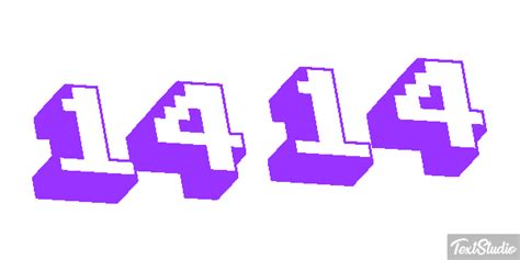 1414 Number Animated GIF Logo Designs