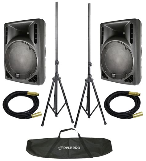 Gemini RS 412 2 New Pro Audio DJ Active 12 1600W Speaker Pair With