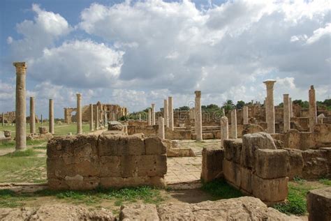 Roman Ruins In Sabratha Libya Stock Photo Image Of Roman Ruins