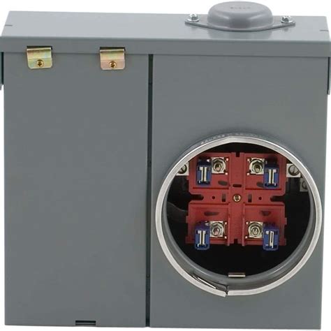 Square D 100 Amp Ring Type Overhead Or Underground Main Breaker Meter