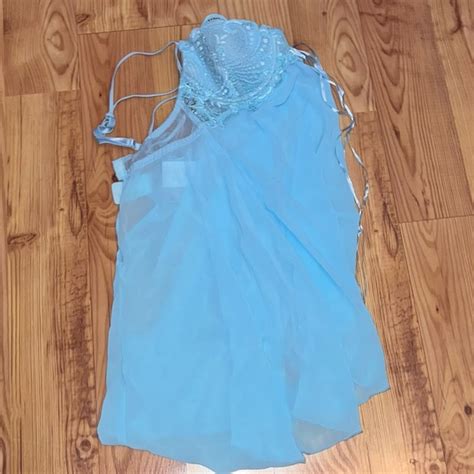 Delicates Intimates Sleepwear Baby Blue Lingerie Bra Poshmark