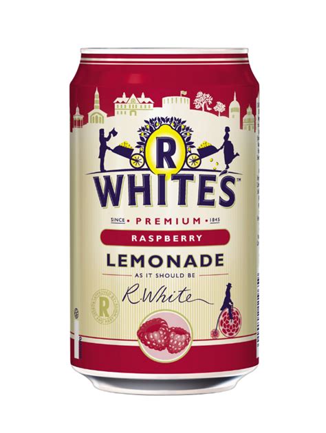 R Whites Raspberry Lemonade Cans 24 X 330ml Jl Brooks