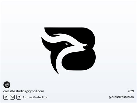 Badger Logo by Crosslife on Dribbble