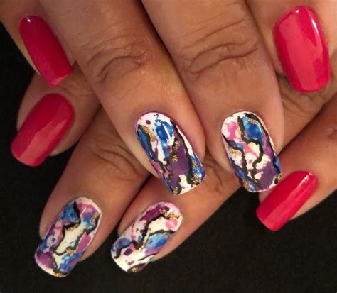 Pin By Deborah Edmunds On Amateur Nail Art By Debbie Edmunds Marble Nail Art Nail Art Marble