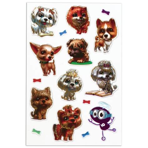 Наклейки собачки (30 фото)
