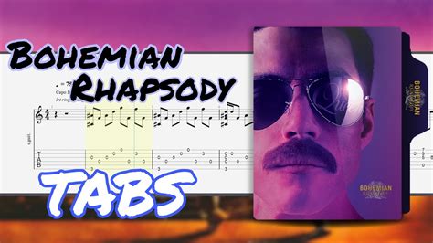 Bohemian Rhapsody Queen Acoustic Fingerstyle Guitar Tabs Youtube