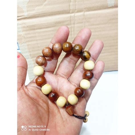 Jual Gelang Kayu Bertuah Palawan Bungkang Johar Ulin Manang Ukuran