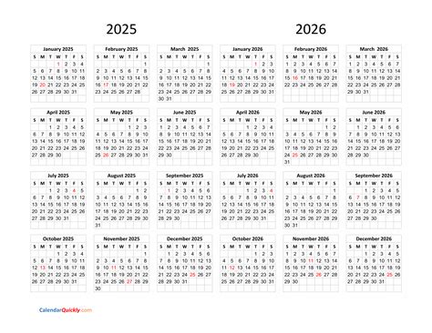 Printable Year Calendar For 2026 Singapore Philippine Time
