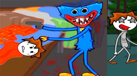 Poppy Prison Horror Escape Huggy Wuggy Levels 1 8 Funny Android Noob Vs