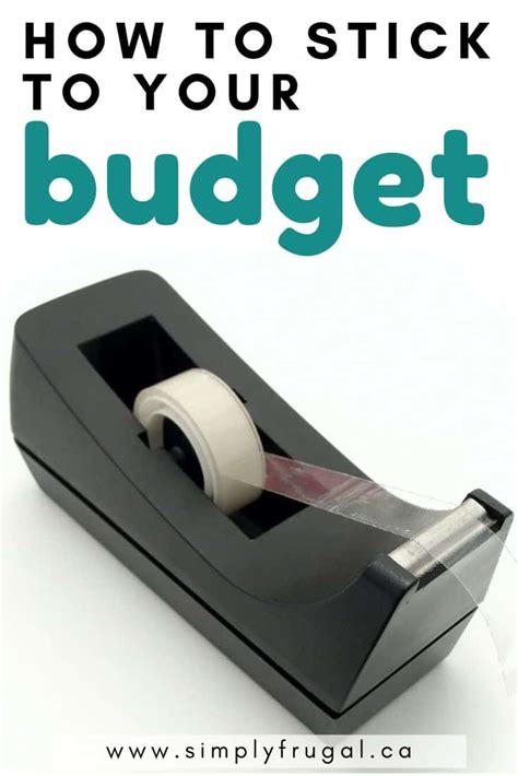 How To Stick To Your Budget