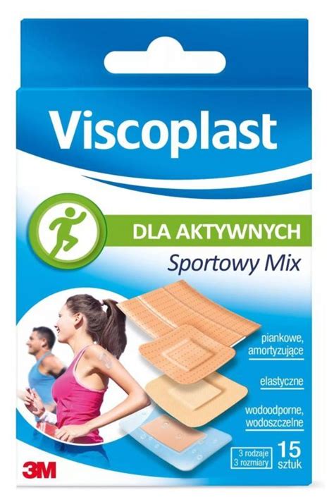 Viscoplast Zestaw Plastr W Sportowy Mix Wyr B Medyczny Rany I