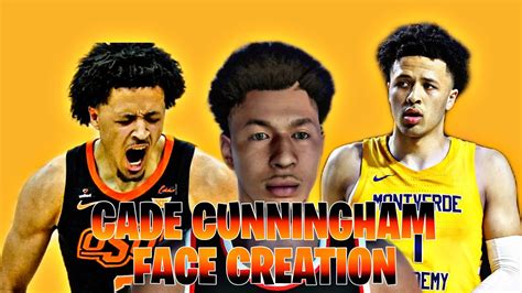 Cade Cunningham Face Creation Projected Pick In Nba Draft Nba