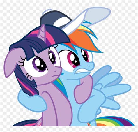 Twidash Shocked By Somepony Mlp Twilight And Rainbow Dash Full Size