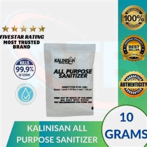 Kalinisan All Purpose Santizer 60 Sachet Shopee Philippines