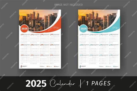 Календарь на стене 2025 шаблон Понедельник Разработка ежемесячного ...