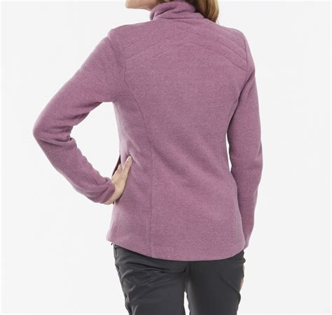 Кофта флисовая женская розовая Quechua 300 купить в интернет-магазине ...