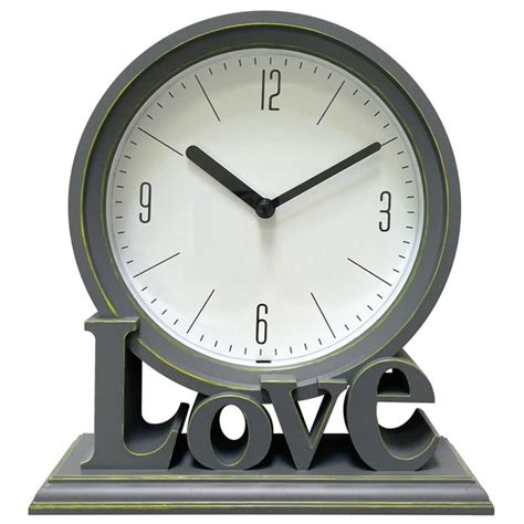 Настольные часы Love, бесшумные, не тикающие, простые, маленькие ...