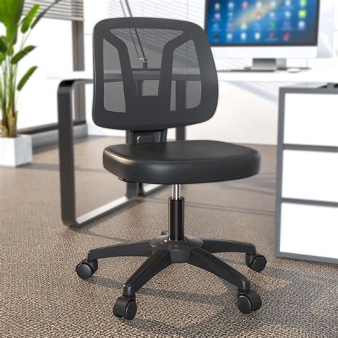 Amazon.com: TTD TIANTIANDA Armless Mesh Office Chair Ergonomic Small