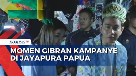 Kampanye Di Papua Gibran Borong Sagu Hingga Janji Akan Lanjutkan