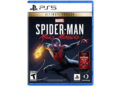 playstation ps marvel spider man miles morales ultimate edition video