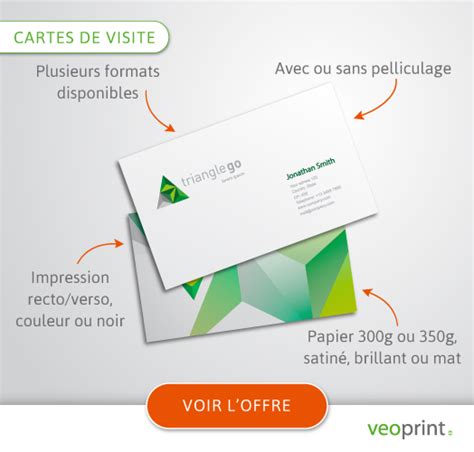 impression carte de visite imprimez vos cartes avec veoprint
