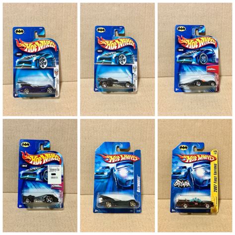 Hot Wheels Assorted First Editions Batmobile Crooze Hardnoze TV Batmobile Hobbies Toys