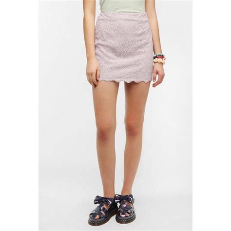 Pins And Needles Fitted Lace Mini Skirt From Urban Outfitters Mini