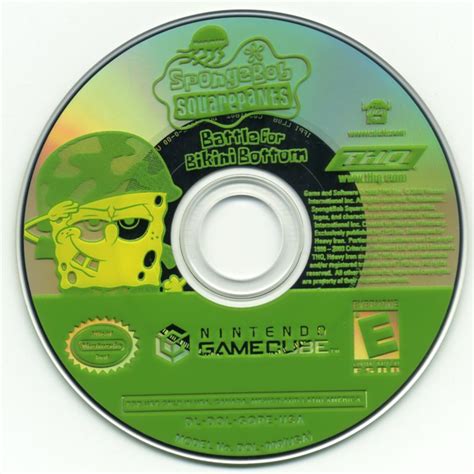 SpongeBob SquarePants Battle For Bikini Bottom GameCube Box
