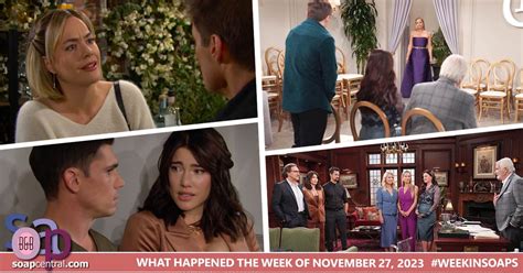 The Bold And The Beautiful Recaps The Week Of November 27 2023 On B B