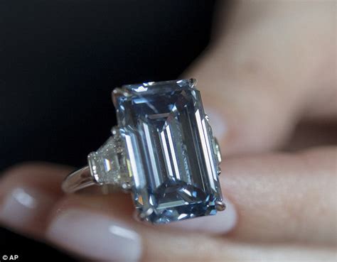 Worlds Largest Blue Diamond Sells At Christies Auction In New York