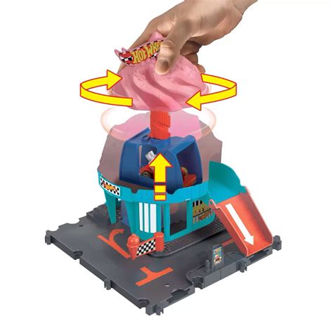 Pista Sorveteria Na Cidade Hot Wheels City Mattel HTN Pirlimpimpim Brinquedos